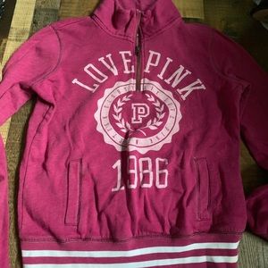 PINK Victoria’s Secret half zip hoodie
